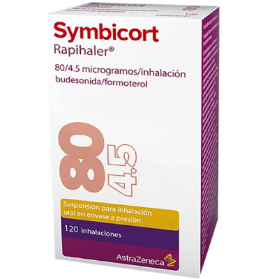SYMBICORT 80 - 4.5 MCG 120 INHALADOR