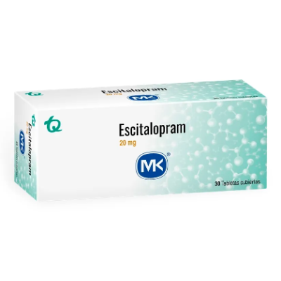 ESCITALOPRAM MK 20 MG x 30 TAB RECUB