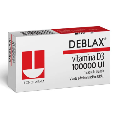 DEBLAX VITAMINA D3 100000 U.I 1 CAP