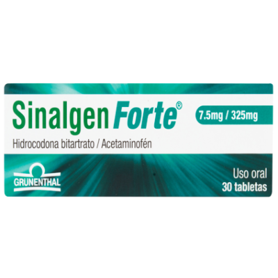 SINALGEN FORTE 7.5 - 325 MG 30 TAB