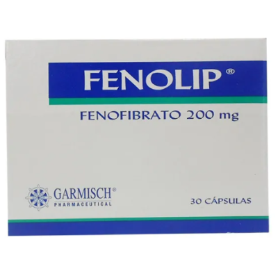 FENOLIP FENOFIBRATO 200 MG 30 CAP