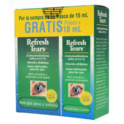 REFRESH TEARS GTS LUBRICANTE 15 ML+10 ML