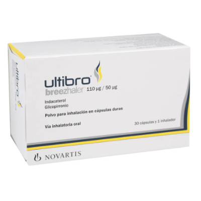 ULTIBRO BREEZHALER 50 MG 30 CAP