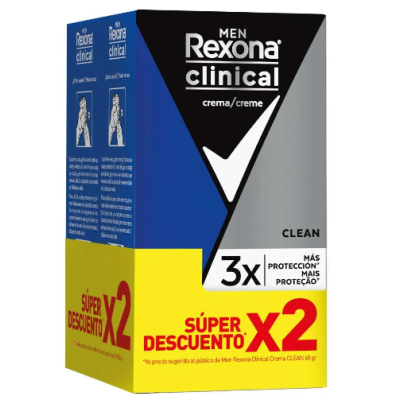 REXONA DESOD CLINICAL MEN 48 GR 2 OFERTA
