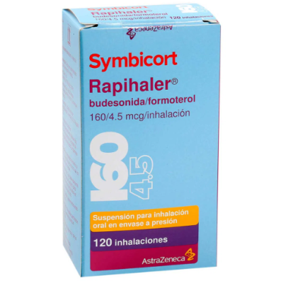 SYMBICORT 160 - 4.5 MCG 120 INHALACIONES